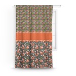 Fox Trail Floral Curtain - 50"x84" Panel