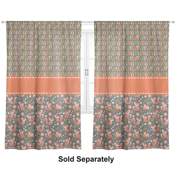 Fox Trail Floral Curtains