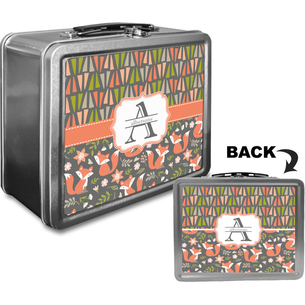 Fox Trail Floral Custom Lunch Box / Tin Approval