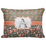 Fox Trail Floral Decorative Baby Pillowcase - 16"x12" (Personalized)