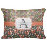 Fox Trail Floral Decorative Baby Pillowcase - 16"x12" (Personalized)