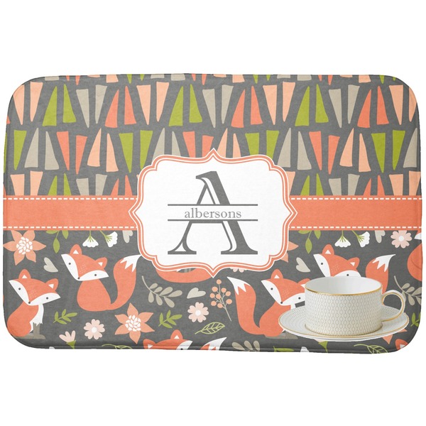 Fox Trail Floral Dish Drying Mat