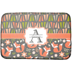 Fox Trail Floral Dish Drying Mat (Personalized)