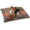 Fox Trail Floral Dog Bed - Small LIFESTYLE