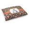 Fox Trail Floral Dog Bed - Medium w/ Name and Initial