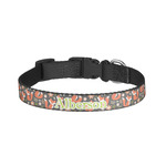 Fox Trail Floral Dog Collar - Large (Personalized)