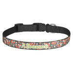 Fox Trail Floral Dog Collar (Personalized)