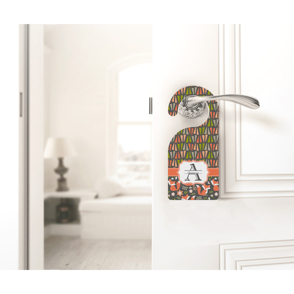 Fox Trail Floral Door Hanger - LIFESTYLE