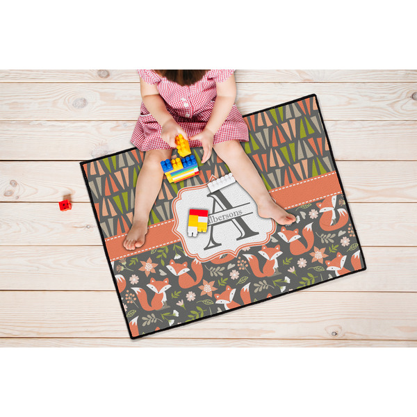 Fox Trail Floral Door Mats - LIFESTYLE kid