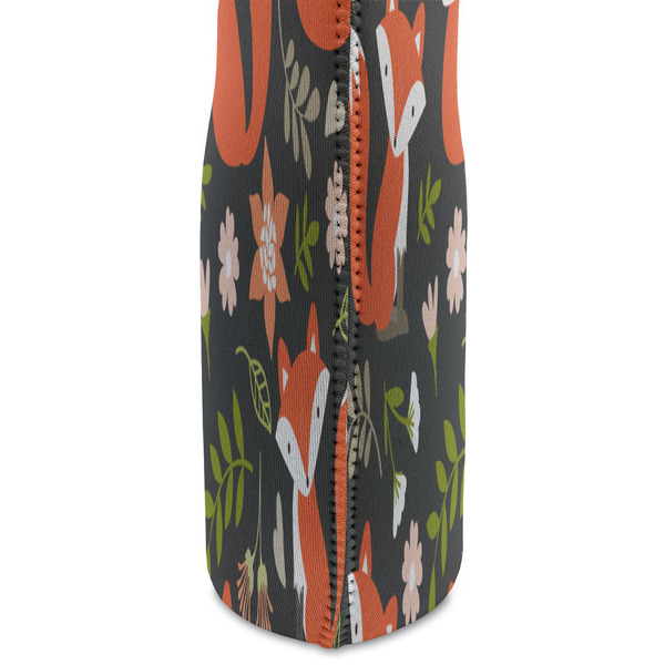 Fox Trail Floral Double Wine Tote - DETAIL 2 (new)