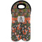 Fox Trail Floral Double Wine Tote - Front (new)