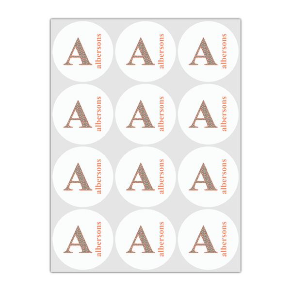 Fox Trail Floral Drink Topper - Small - Set of 12