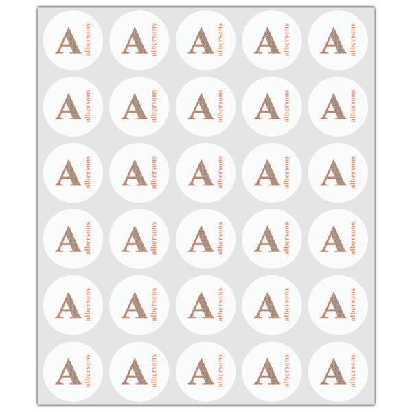 Fox Trail Floral Drink Topper - XSmall - Set of 30