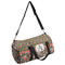 Fox Trail Floral Duffle bag with side mesh pocket