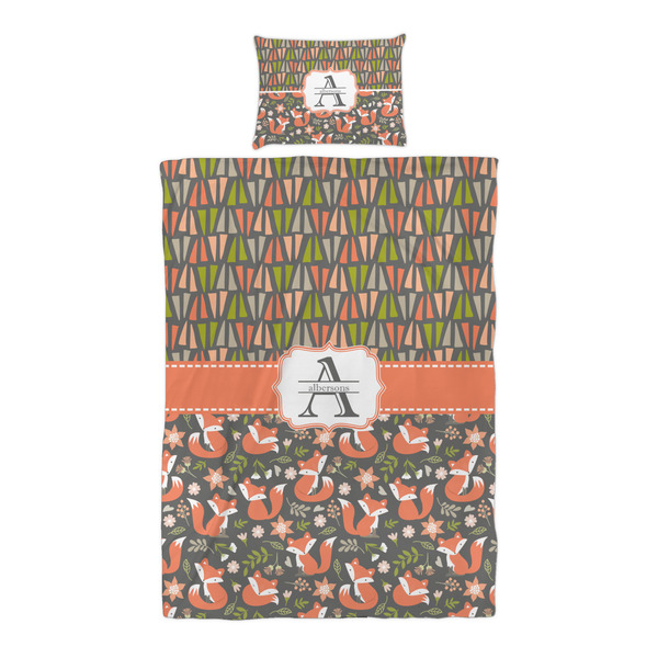 Fox Trail Floral Duvet Cover Set - Twin XL - Alt Approval