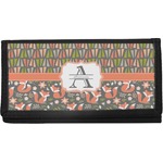 Fox Trail Floral Canvas Checkbook Cover (Personalized)