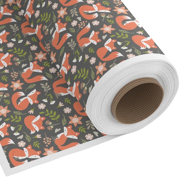 Custom Fox Trail Floral Fabric by the Yard - Spun Polyester Poplin