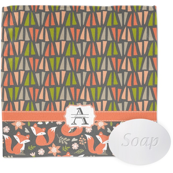 Fox Trail Floral Wash Cloth with soap