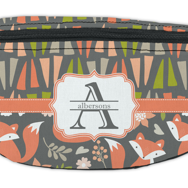 Fox Trail Floral Fanny Pack - Closeup