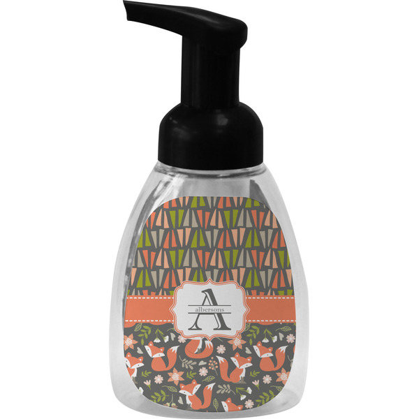 Custom Fox Trail Floral Foam Soap Bottle (Personalized)