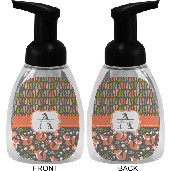 Fox Trail Floral Foam Soap Bottle (Front & Back)