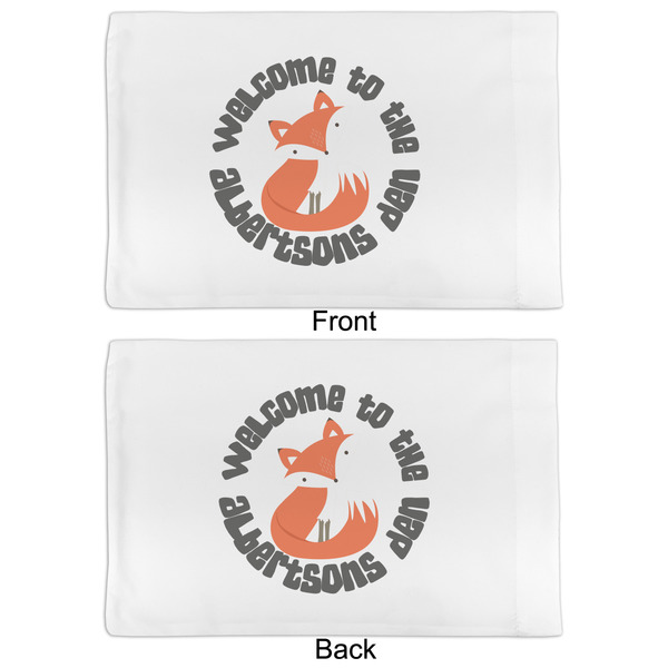 Fox Trail Floral Full Pillow Case - APPROVAL (partial print)