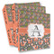 Fox Trail Floral 3 Ring Binder - Full Wrap (Personalized)