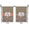 Fox Trail Floral Garden Flag - Double Sided Front and Back