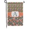 Fox Trail Floral Small Garden Flag - Double Sided w/ Name and Initial