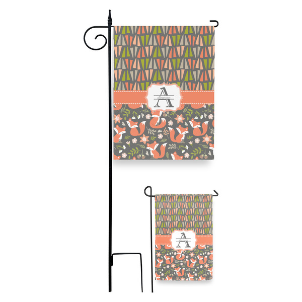Fox Trail Floral Garden Flag - PARENT/MAIN