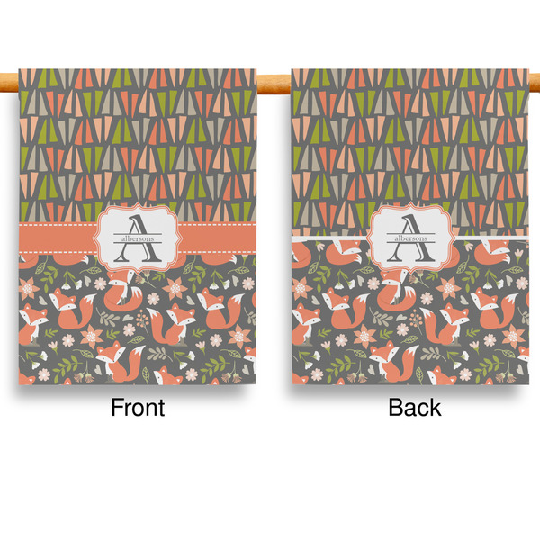 Fox Trail Floral Garden Flags - Large - Double Sided - APPROVAL
