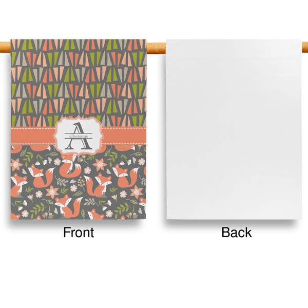 Fox Trail Floral Garden Flags - Large - Single Sided - APPROVAL