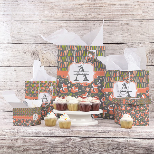 Fox Trail Floral Gift Bags - In Context