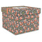 Fox Trail Floral Gift Boxes with Lid - Canvas Wrapped - X-Large - Front/Main