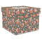 Fox Trail Floral Gift Boxes with Lid - Canvas Wrapped - XX-Large - Front/Main