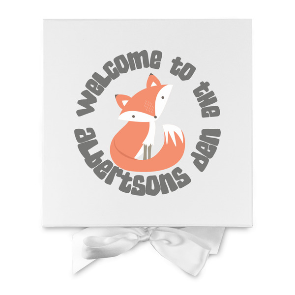 Fox Trail Floral Gift Boxes with Magnetic Lid - White - Approval