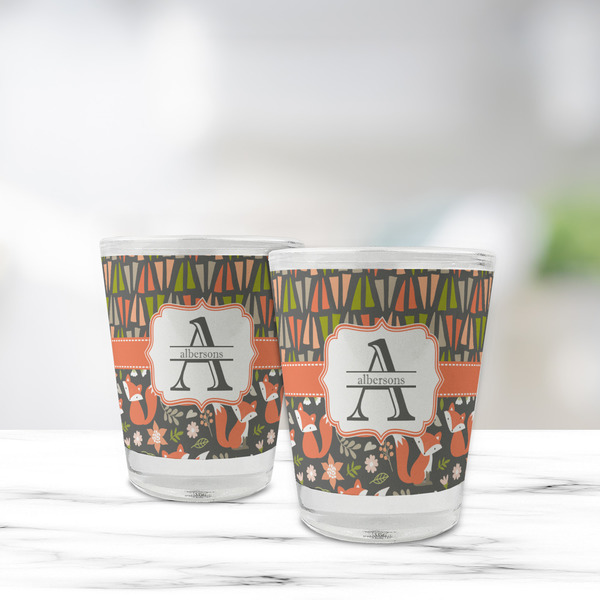 Fox Trail Floral Glass Shot Glass - Standard - LIFESTYLE