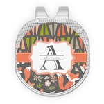 Fox Trail Floral Golf Ball Marker - Hat Clip - Silver