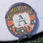 Fox Trail Floral Golf Ball Marker - Hat Clip