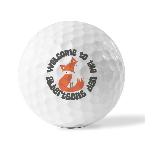 Fox Trail Floral Golf Balls - Generic - Set of 12 - FRONT