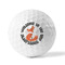 Fox Trail Floral Golf Balls - Generic - Set of 12 - FRONT