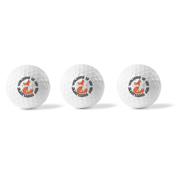 Fox Trail Floral Golf Balls - Generic - Set of 3 - APPROVAL