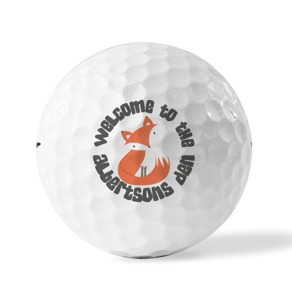 Fox Trail Floral Golf Balls - Titleist - Set of 3 - FRONT