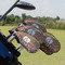 Fox Trail Floral Golf Club Cover - Set of 9 - On Clubs