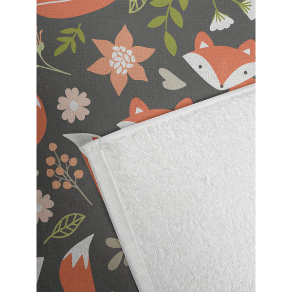 Fox Trail Floral Golf Towel - Detail