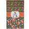 Fox Trail Floral Golf Towel (Personalized) - APPROVAL (Small Full Print)