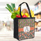 Fox Trail Floral Grocery Bag - LIFESTYLE