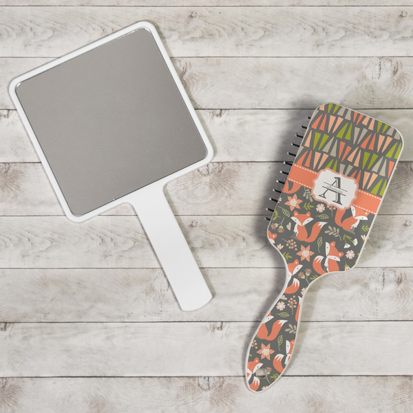 Fox Trail Floral Hair Brush - In Context