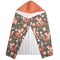 Fox Trail Floral Hooded Towel - Folded