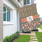 Fox Trail Floral House Flags - Single Sided - LIFESTYLE